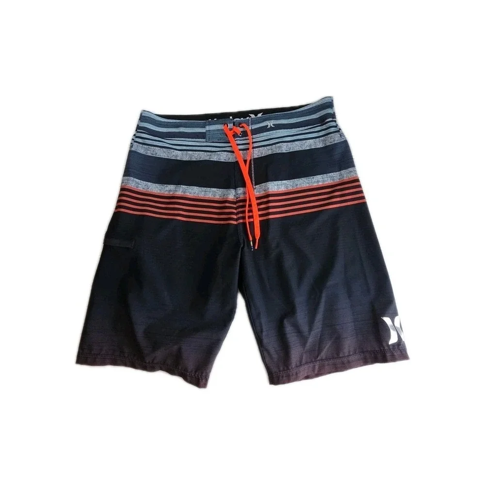 HURLEY Phantom Mens Boardshorts  - MULTICOLOR STRIPED 36x9 - READ